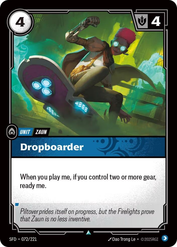 Image for Dropboarder (072/221) (Spiritforged) (SFD) - Riftbound: League of Legends Trading Card Game