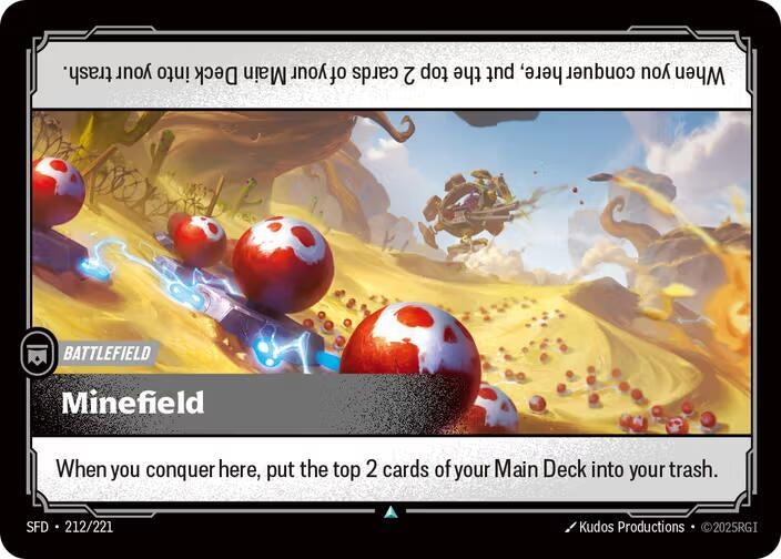 Image for Minefield (212/221) (Spiritforged) (SFD) - Riftbound: League of Legends Trading Card Game