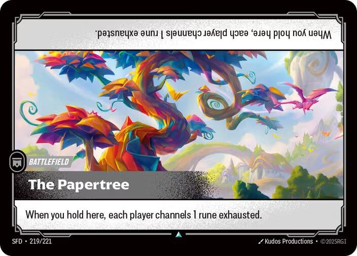 Image for The Papertree (219/221) (Spiritforged) (SFD) - Riftbound: League of Legends Trading Card Game