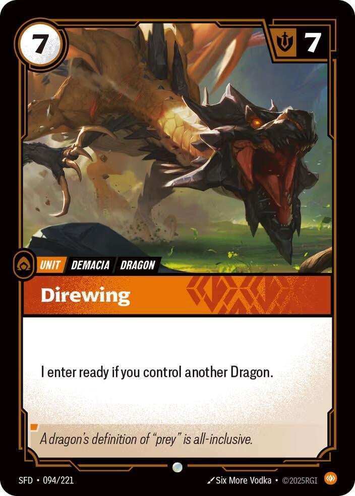 Image for Direwing (094/221) (Spiritforged) (SFD) - Riftbound: League of Legends Trading Card Game