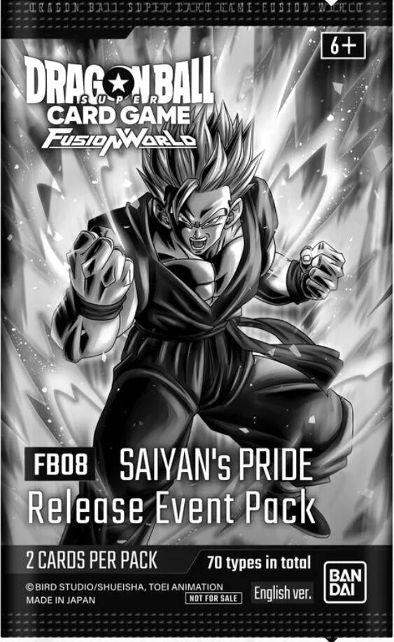 Image for FB08 Saiyan's Pride Release Event Pack - Dragon Ball Super: Fusion World