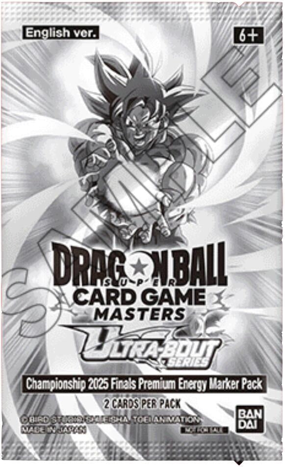Image for Championship 2025 Finals Premium Energy Marker Pack - Dragon Ball Super: Masters