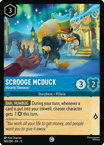 Scrooge McDuck - Miserly Ebenezer (160/204) (Winterspell) Disney Lorcana