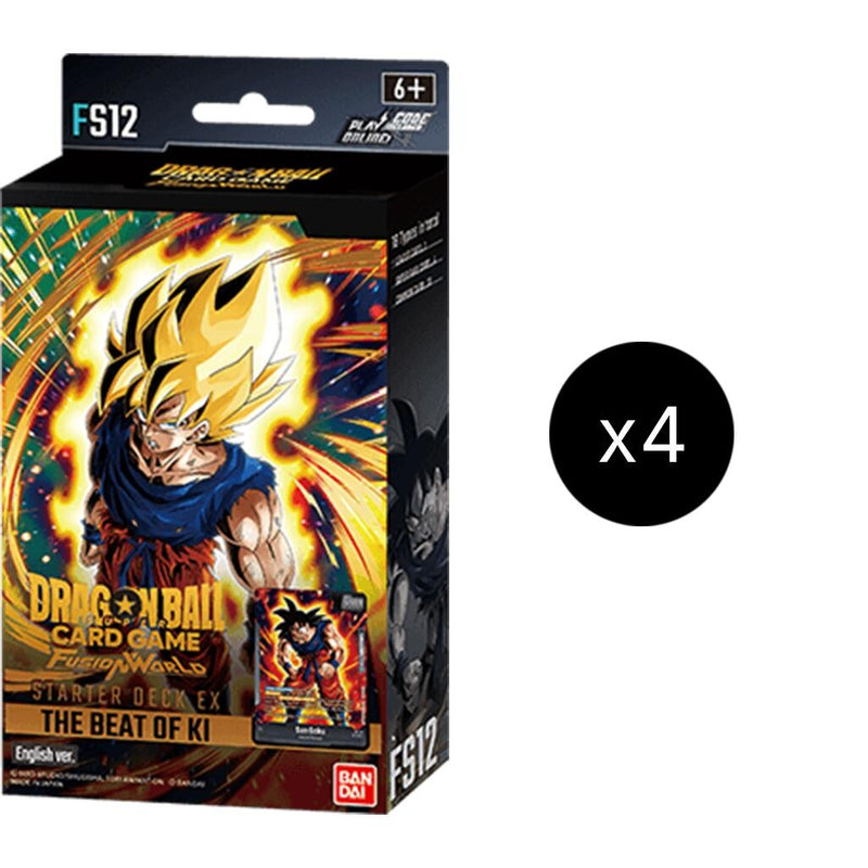Image for Starter Deck EX: The Beat of Ki Display - Dragon Ball Super: Fusion World