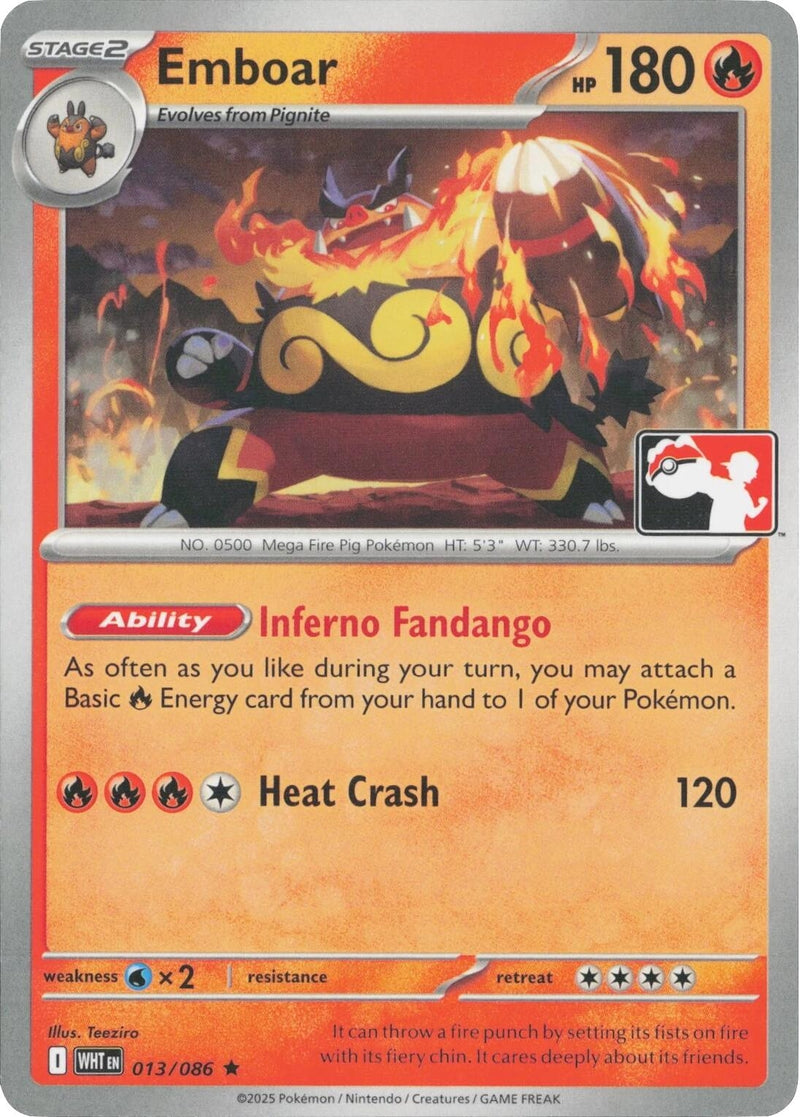 Image for Emboar (013/086) (Prize Pack Series Cards) - Pokemon