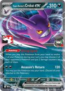 Image for Team Rocket's Crobat ex (122/182) (Prize Pack Series Cards) - Pokemon
