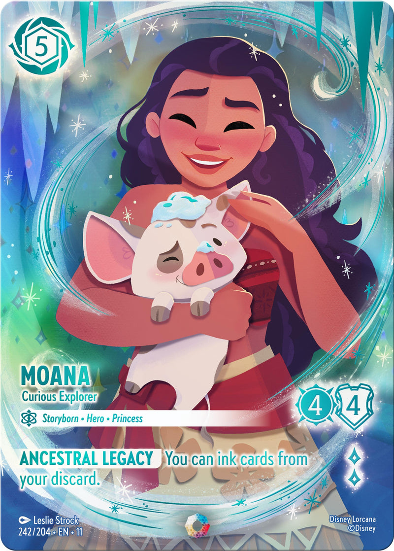 Image for Moana - Curious Explorer (Iconic) (242/204) (Winterspell) (11) - Disney Lorcana