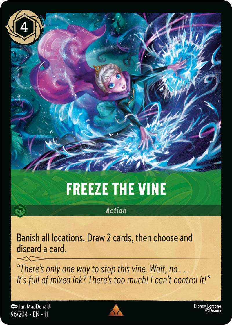 Freeze the Vine (96/204) (Winterspell) Disney Lorcana