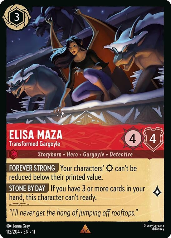 Image for Elisa Maza - Transformed Gargoyle (112/204) (Winterspell) (11) - Disney Lorcana