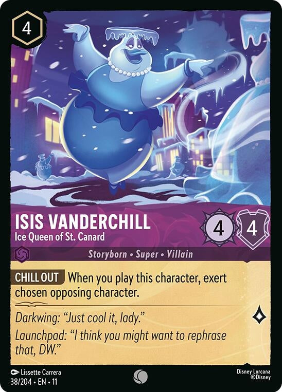 Isis Vanderchill - Ice Queen of St. Canard (38/204) (Winterspell) Disney Lorcana