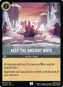 Image for Keep the Ancient Ways (196/204) (Winterspell) (11) - Disney Lorcana