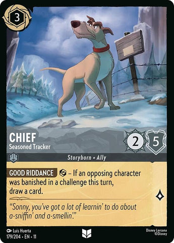 Chief - Seasoned Tracker (179/204) (Winterspell) Disney Lorcana