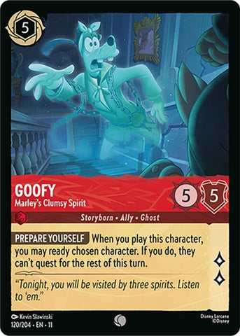 Goofy - Marley's Clumsy Spirit (120/204) (Winterspell) Disney Lorcana