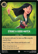 Strike a Good Match (94/204) (Winterspell) Disney Lorcana