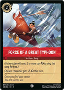 Image for Force of a Great Typhoon (128/204) (Winterspell) (11) - Disney Lorcana