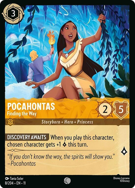 Pocahontas - Finding the Way (8/204) (Winterspell) Disney Lorcana