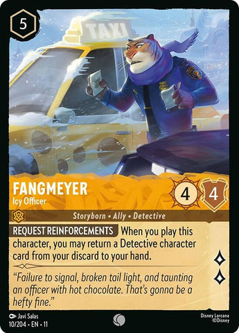 Fangmeyer - Icy Officer (10/204) (Winterspell) Disney Lorcana