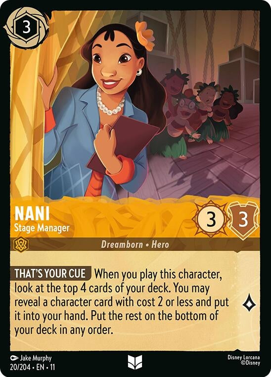 Nani - Stage Manager (20/204) (Winterspell) Disney Lorcana
