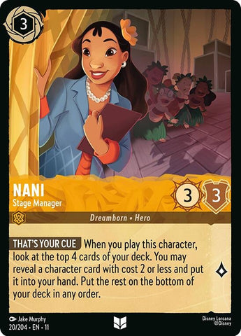 Nani - Stage Manager (20/204) (Winterspell) Disney Lorcana