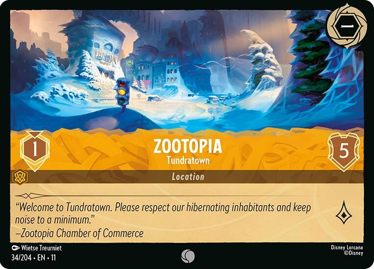 Zootopia - Tundratown (34/204) (Winterspell) Disney Lorcana