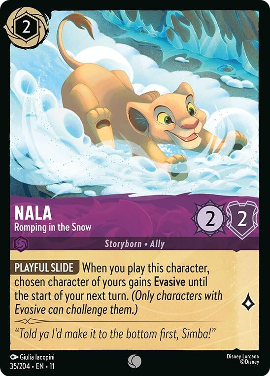 Nala - Romping in the Snow (35/204) (Winterspell) Disney Lorcana