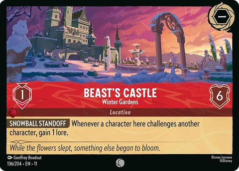 Beast's Castle - Winter Gardens (136/204) (Winterspell) Disney Lorcana