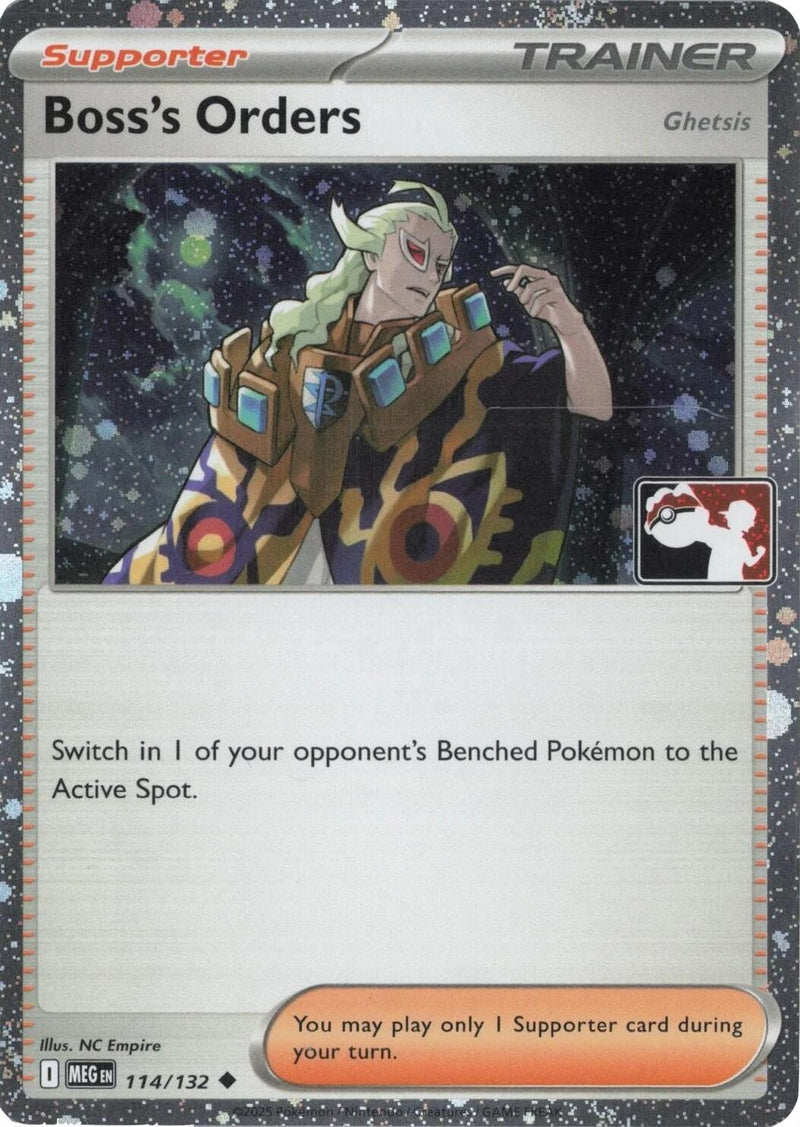 Image for Boss's Orders [Ghetsis] - 114/132 (Cosmos Holo) (114/132) (Prize Pack Series Cards) - Pokemon