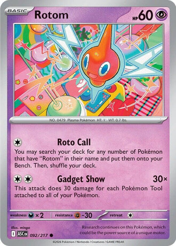 Image for Rotom (092/217) (ME: Ascended Heroes) - Pokemon