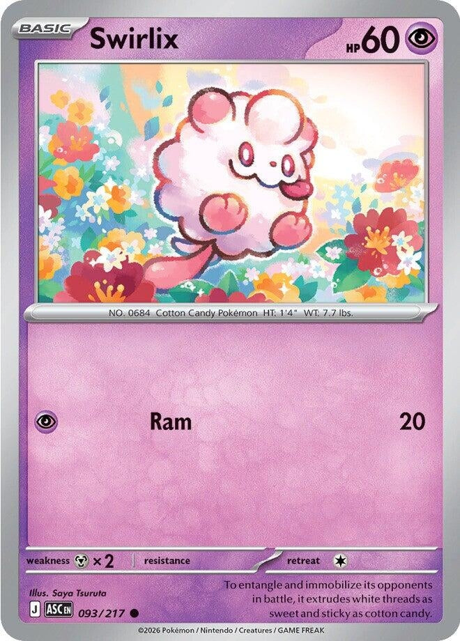 Image for Swirlix (093/217) (ME: Ascended Heroes) - Pokemon
