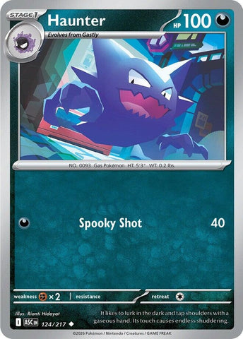 Image for Haunter (124/217) (ME: Ascended Heroes) - Pokemon
