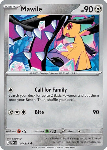 Image for Mawile (144/217) (ME: Ascended Heroes) - Pokemon