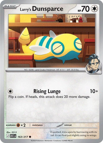 Image for Larry's Dunsparce (163/217) (ME: Ascended Heroes) - Pokemon