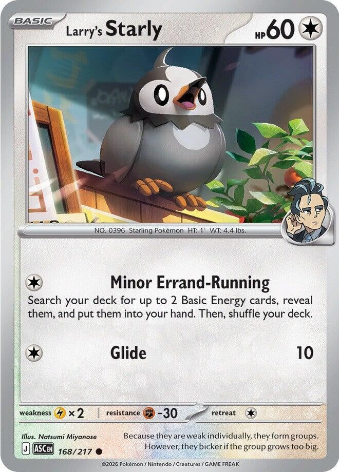 Image for Larry's Starly (168/217) (ME: Ascended Heroes) - Pokemon