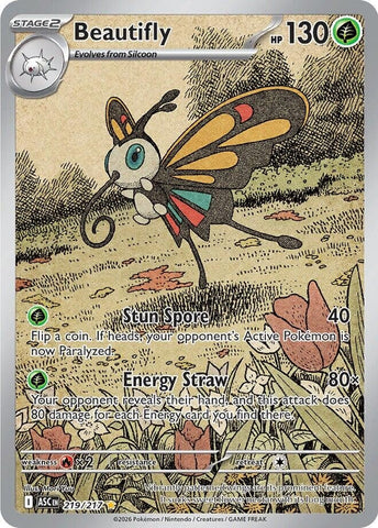 Beautifly (219/217) (ME: Ascended Heroes) (ASC) Pokemon