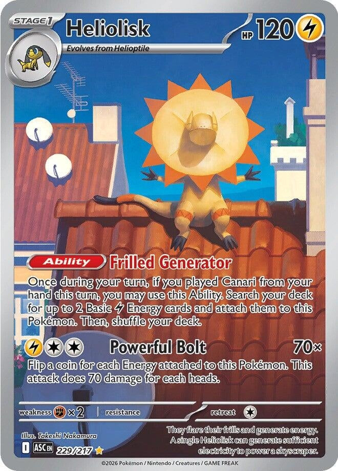 Heliolisk (229/217) (ME: Ascended Heroes) Pokemon