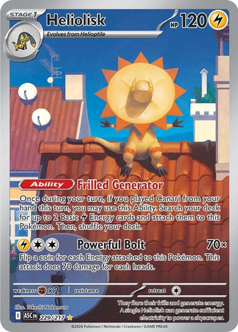 Heliolisk (229/217) (ME: Ascended Heroes) Pokemon