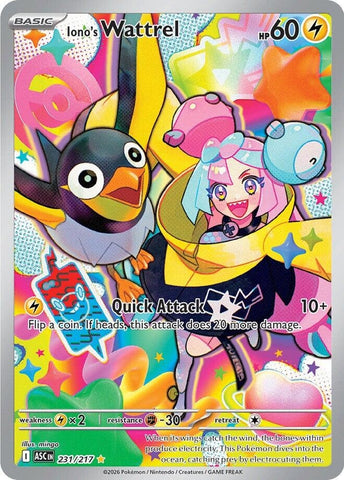 Image for Iono's Wattrel (231/217) (ME: Ascended Heroes) - Pokemon