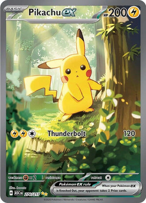 Pikachu ex (276/217) (ME: Ascended Heroes) (ASC) Pokemon