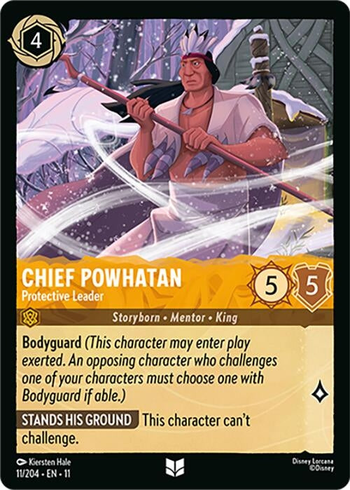 Chief Powhatan - Protective Leader (11/204) (Winterspell) Disney Lorcana