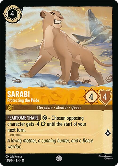 Sarabi - Protecting the Pride (12/204) (Winterspell) Disney Lorcana