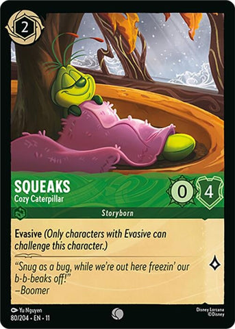 Squeaks - Cozy Caterpillar (80/204) (Winterspell) Disney Lorcana