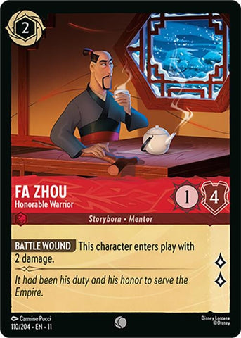 Fa Zhou - Honorable Warrior (110/204) (Winterspell) Disney Lorcana
