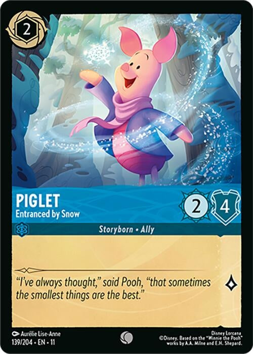 Piglet - Entranced by Snow (139/204) (Winterspell) Disney Lorcana