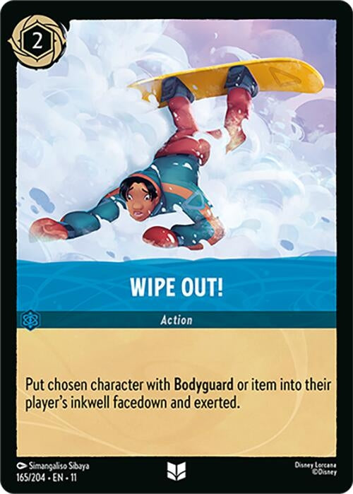Wipe Out! (165/204) (Winterspell) Disney Lorcana