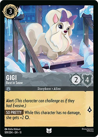 Image for Gigi - Best in Snow (189/204) (Winterspell) (11) - Disney Lorcana