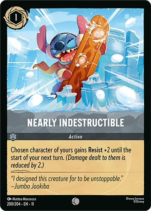Nearly Indestructible (200/204) (Winterspell) Disney Lorcana