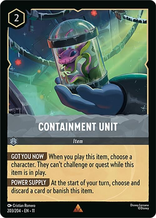 Containment Unit (203/204) (Winterspell) Disney Lorcana