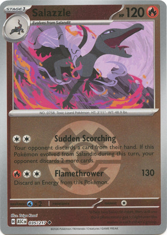 Image for Salazzle - 035/217 (Quick Ball) (035/217) (ME: Ascended Heroes) - Pokemon