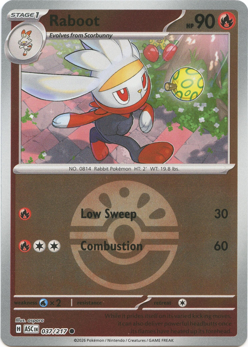 Image for Raboot (Friend Ball) (037/217) (ME: Ascended Heroes) - Pokemon