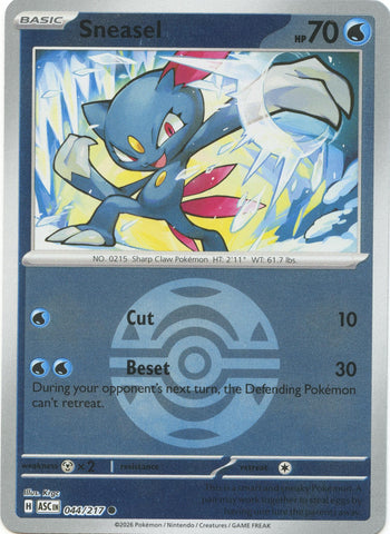 Image for Sneasel (Dusk Ball) (044/217) (ME: Ascended Heroes) - Pokemon